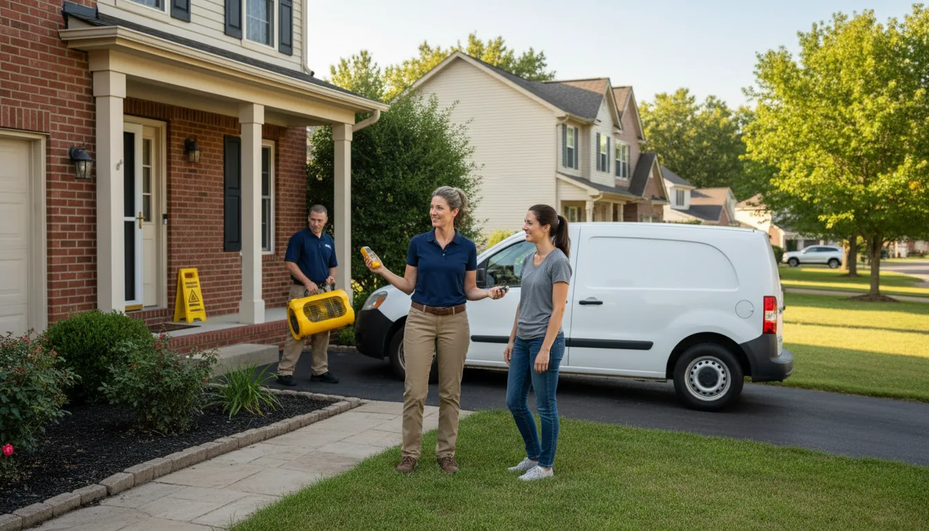 Residential water damage restoration in Dayton, ID